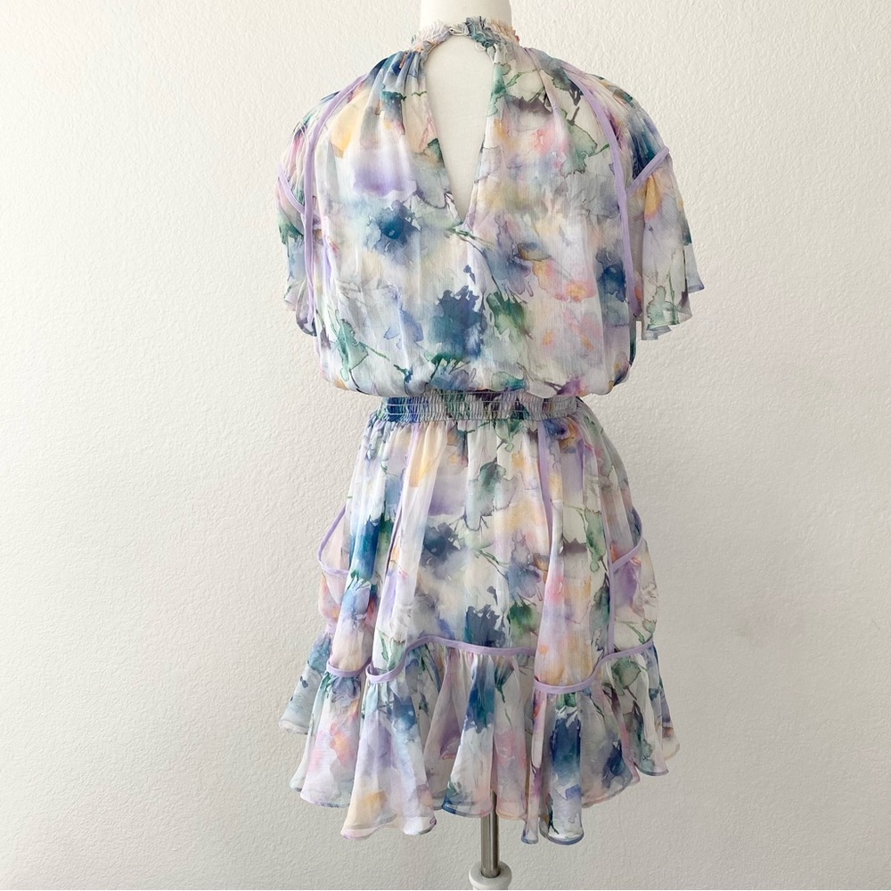 MISA LOS ÁNGELES Ella Abstract Watercolor Dress - Picture 2 of 5